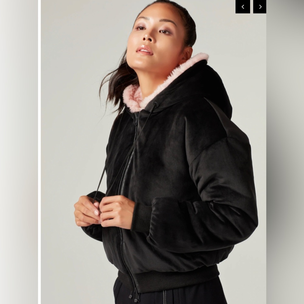 Luxe Faux Sherling Reversible Hoodie